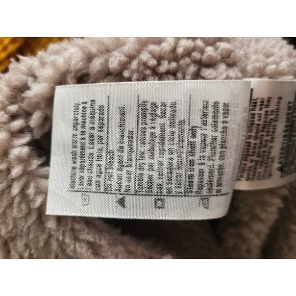 VINTAGE Carhartt Size Large Heavy Canvas Hooded Fleece Lined Brown Jacket GUC - Picture 7 of 7